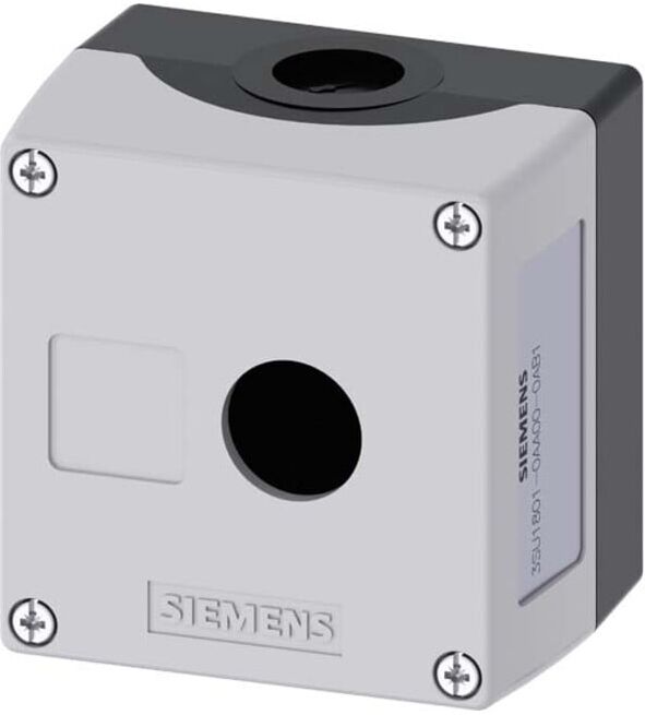 Siemens Dig.Industr. Gehäuse f. Befehlsgeräte 22mm, rund 3SU1801-0AA00-0AB1 (3SU18010AA000AB1)