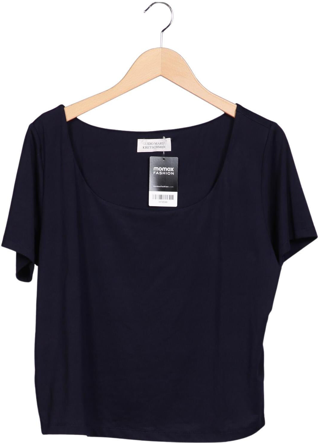 Guido Maria Kretschmer Damen T-Shirt, Marineblau, Gr. EU 48, Elasthan / Synthetik - Second Hand
