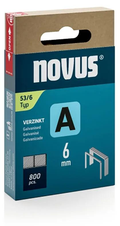 Novus fijnbeddingschroeven type 53/6, 800 stuks, schouderlengte 6 mm