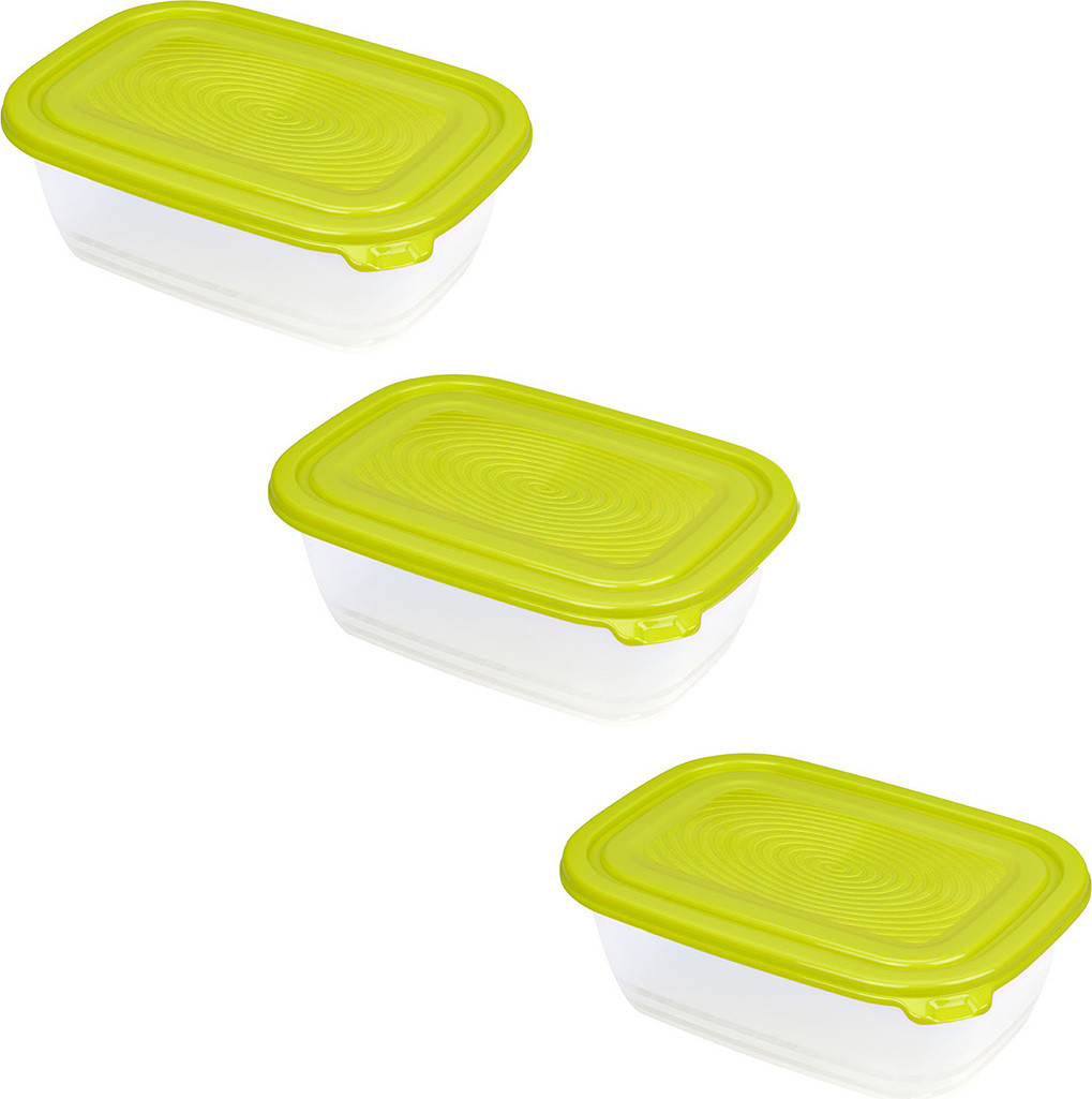 Rotho Sunshine rechthoekige container, doorschijnend, 1 liter