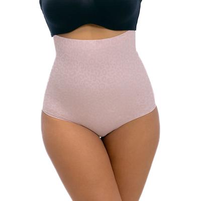 Shapingslip MAGIC BODYFASHION, Damen, Gr. S, rosa (leopard blossom), Microfaser, Obermaterial: 82% Polyamid, 18% Elasthan, körpernah, Unterhosen, mit Leo-Muster, feste Formgebung
