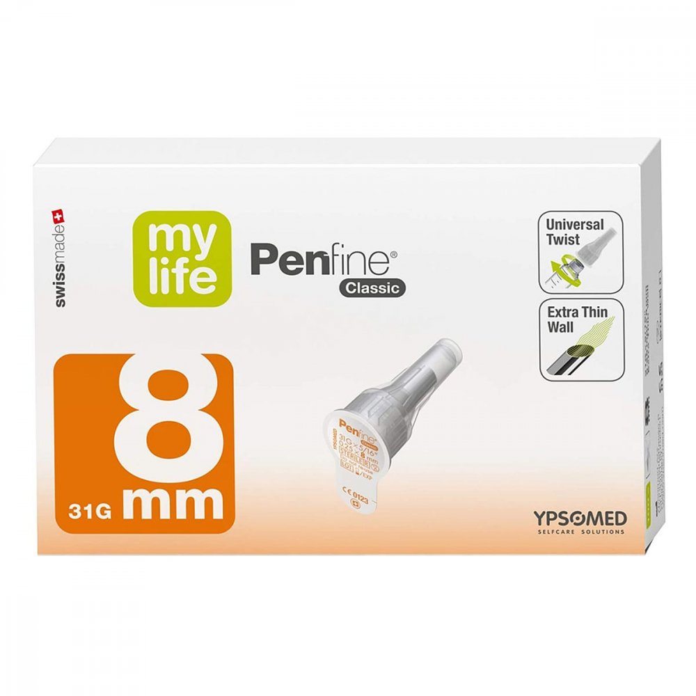 Medical Technologie and Devices Germany GmbH Mylife Penfine Classic Kanülen 8 mm 08527333