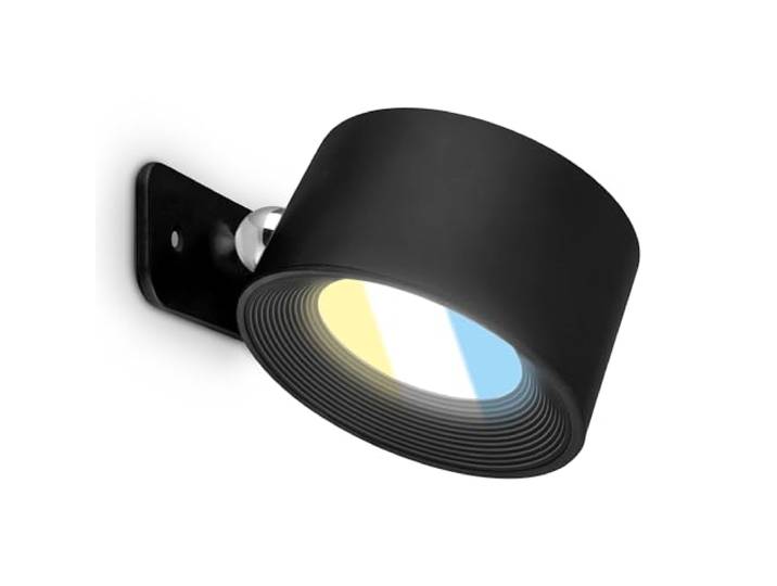 BRILONER - Applique murale sans alimentation électrique avec batterie rechargeable\, amovible magnétiquement\, pivotante à 360°\, dimmable\, CCT\, applique murale intérieure\, lampe de lit\, 8\,7x7\,5x4\,8cm