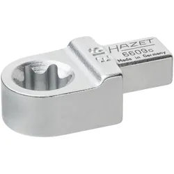 HAZET Einsteck TORX Ringschlüssel Einsteck-Vierkant 9 x 12 mm - 6609C-E16