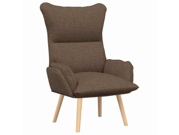 vidaXL Sessel Braun 69 x 74 x 93 cm Stoff und Sperrholz, Sessel, modernes Design, langlebiges Polyester, gemütlich, ergonomischer Stuhl, Stabiler Holzrahmen, kompakter Stil