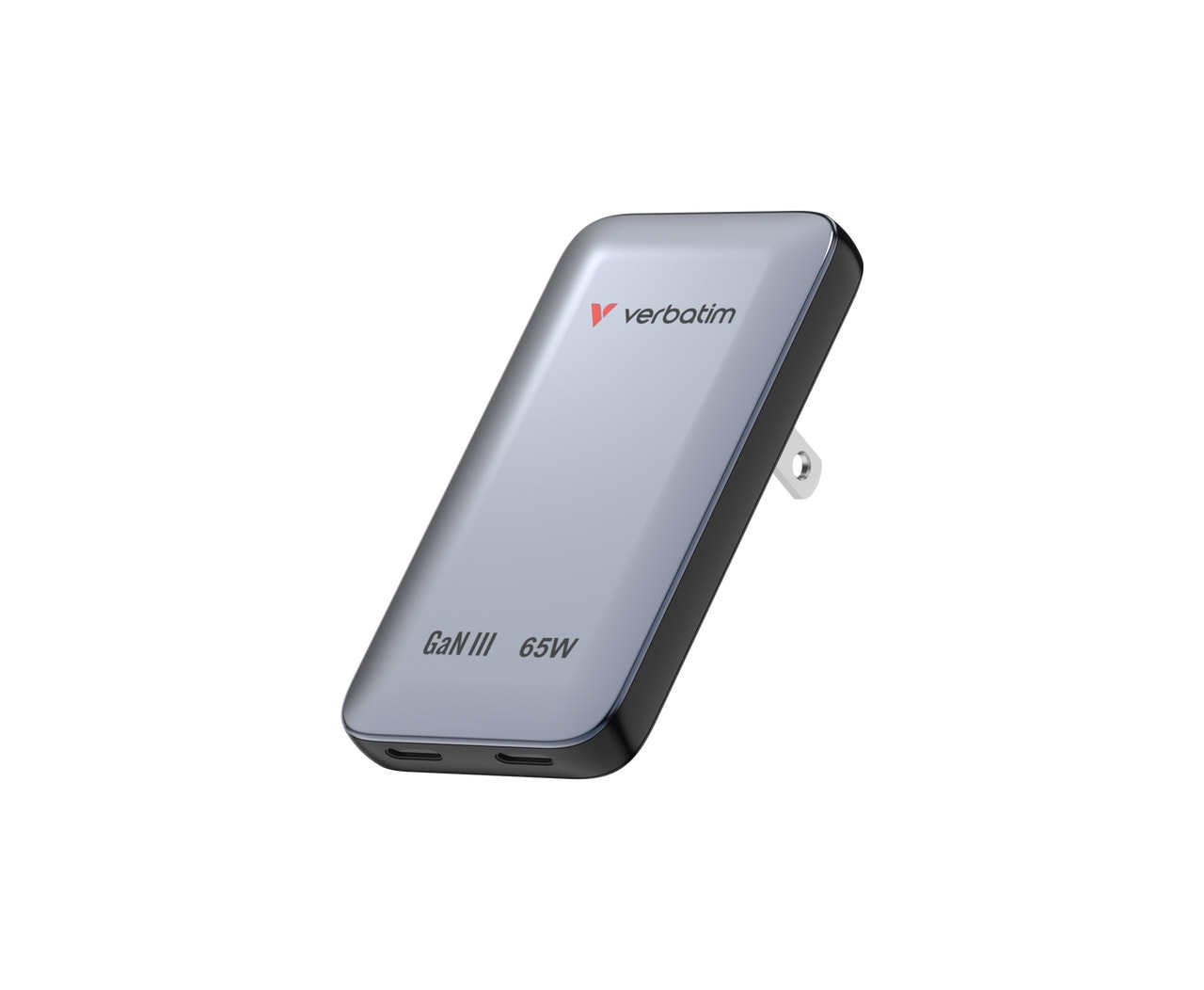 Verbatim 30280 Essentials Slim GaN-Ladegerät 65W grau