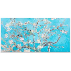 Wonderwall Air Art Smart Infrarotheizung 120x60cm 700W Wandinstallation App-Steuerung Mandelblüten