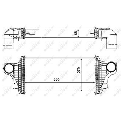 NRF Ladeluftkühler 30465 für Mercedes