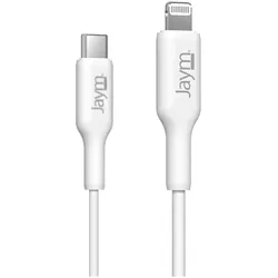 Jaym USB-C / Lightning MFI PD 3.0 3A 2M Lade- und Datensynchronisationskabel (2 m, USB 3.2 Gen 2x2, 27 W), USB Kabel
