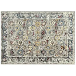 Webteppich  Lina , mehrfarbig , Synthetische Fasern , Maße (cm): B: 150