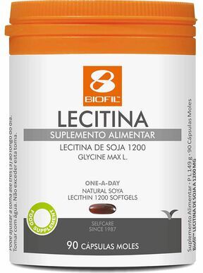 Biofil Suplemento Cápsulas Lecitina de Soja 90 cápsulas