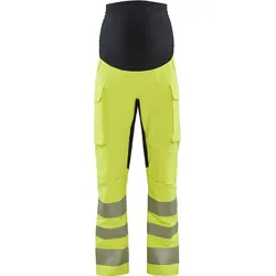 Warnschutz Umstandshose "7100" gelb/marine - XS - gelb