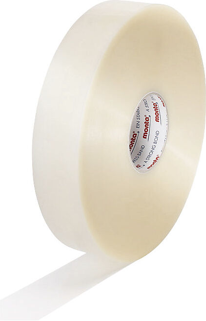 PP-Maschinenklebeband, Hotmelt, VE 6 Rollen, transparent, Bandbreite 50 mm ratioform economy