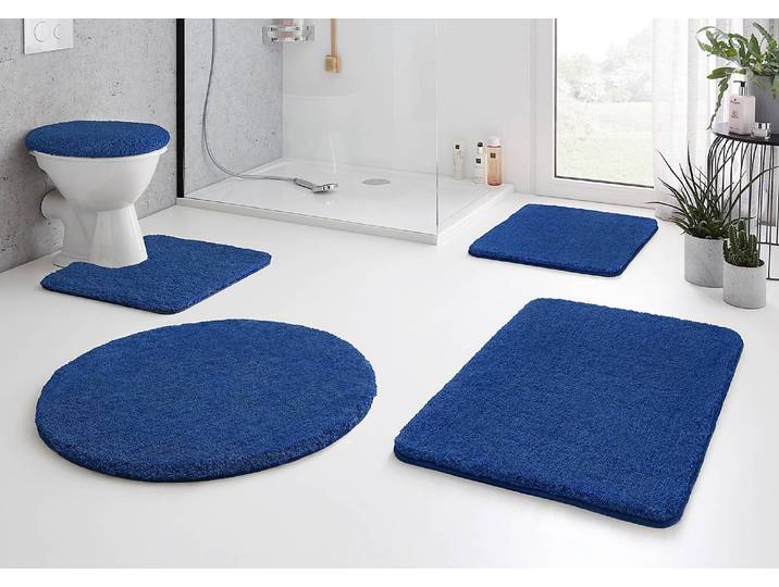 Badteppich Relax 100 x 100cm Blau/Blau