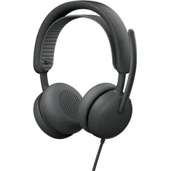 Logitech Zone Wired 2 (Kabelgebunden, USB-A, Microsoft Teams), Office Headset, Schwarz