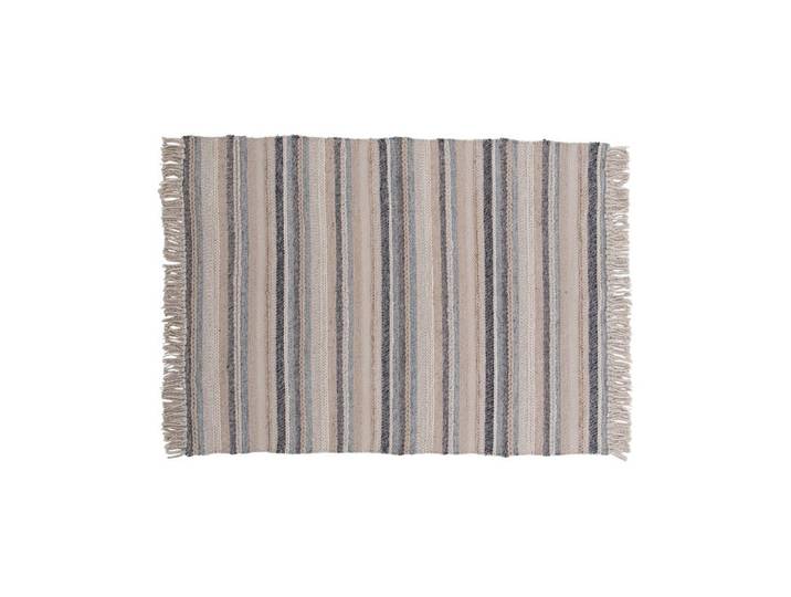 Teppich Mila – mit Fransen aus Wolle - Beige - 300 x 200 - Luxusbetten24