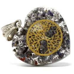 Orgonite Power Pendant - Heart Tree of Life