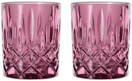 Nachtmann Noblesse Set of 2 Whisky Tumblers Berry