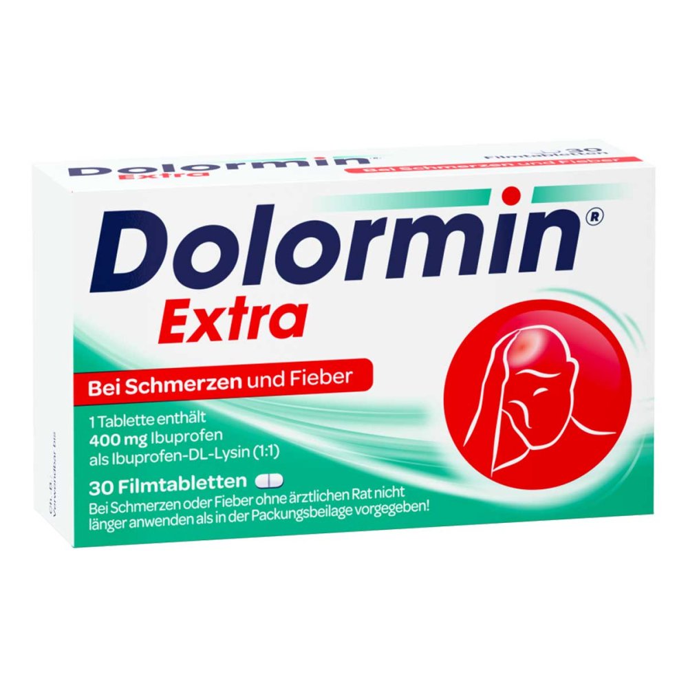 Kenvue Germany GmbH (OTC) Dolormin Extra 400 mg Ibuprofen bei Schmerzen und Fieber 01094724