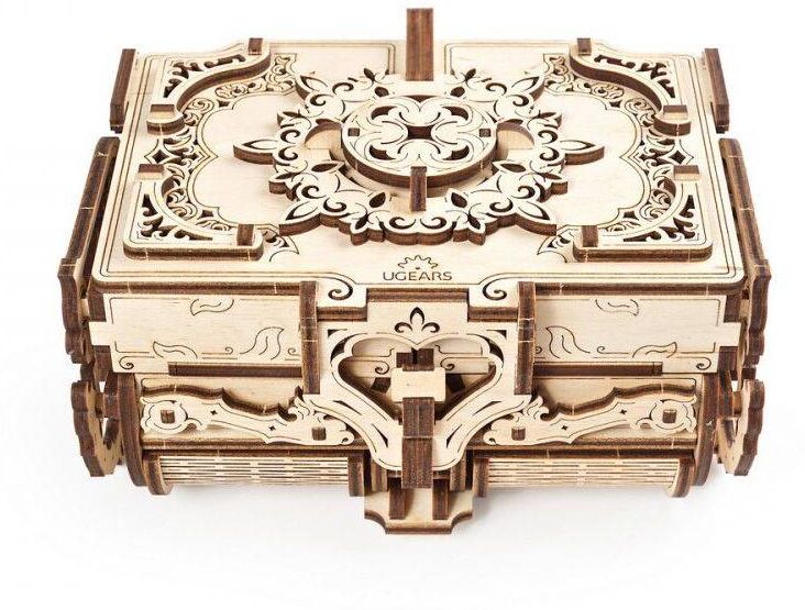 Boîte Antique UGEARS - Puzzle 3d Mécanique en bois