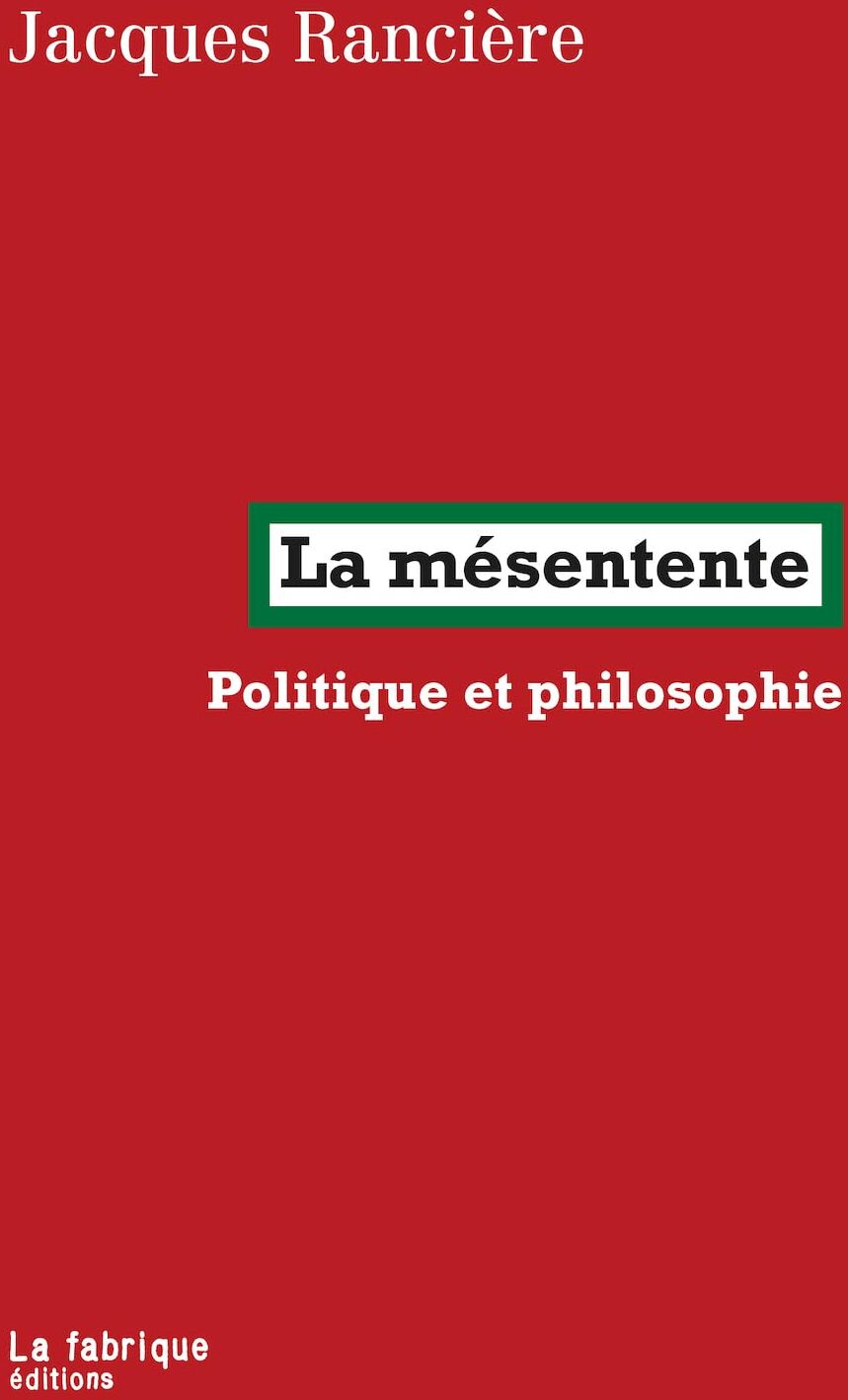 Jacques Rancière - La mésentente : politique et philosophie - Preis vom 10.10.2026 11:48:34 h