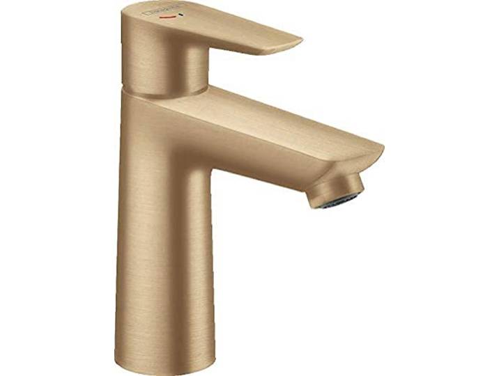 hansgrohe Talis E Mitigeur de lavabo 110 CoolStart sans tirette ni vidage\, bronze brossé\, 71714140