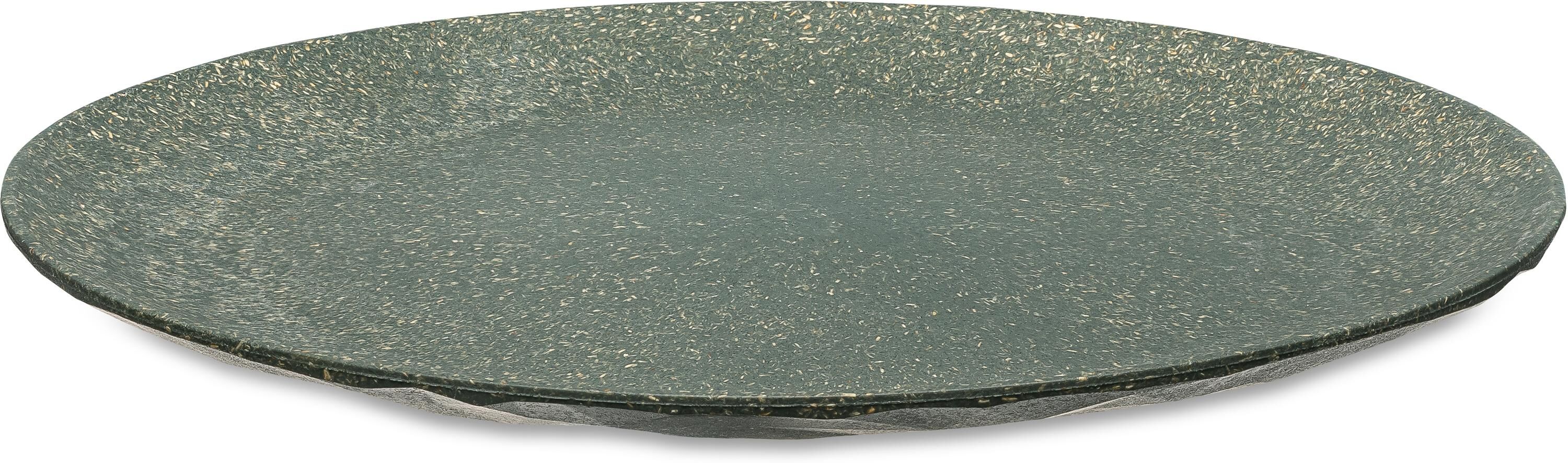 Speiseteller KOZIOL "Club 4er Set", grau, H:1,8cm Ø:26cm, Kunststoff, Speiseteller, Speiseteller grau 26cm
