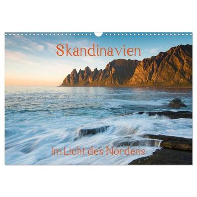 Skandinavien - Im Licht des Nordens (Wandkalender 2026 DIN A3 quer), CALVENDO Monatskalender