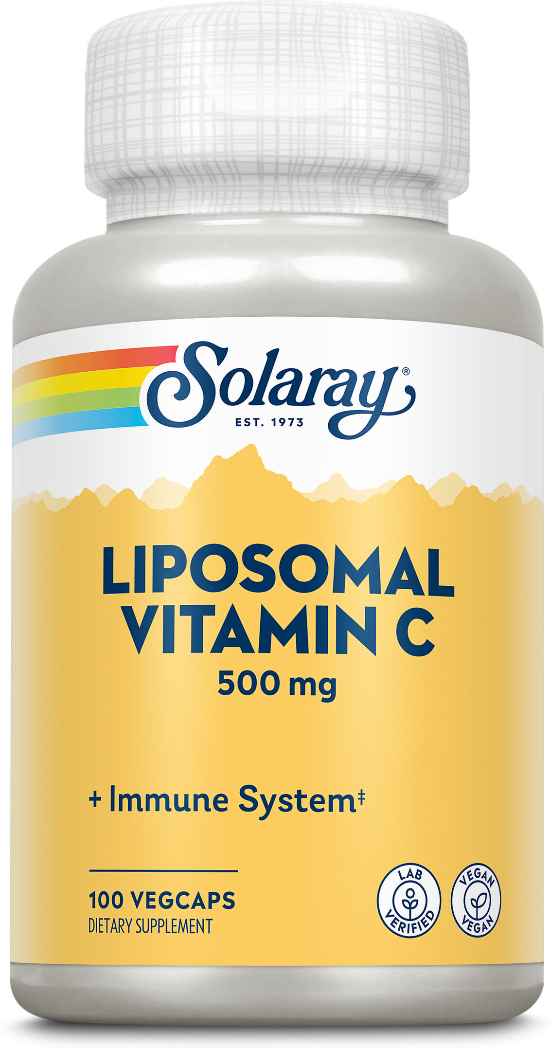 Solaray Liposomal Vitamin C 500 mg 100 Capsules