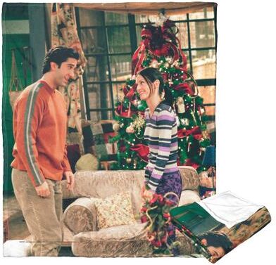 Wb Friends Christmas Siblings Silk Touch Throw by The Northwest in O