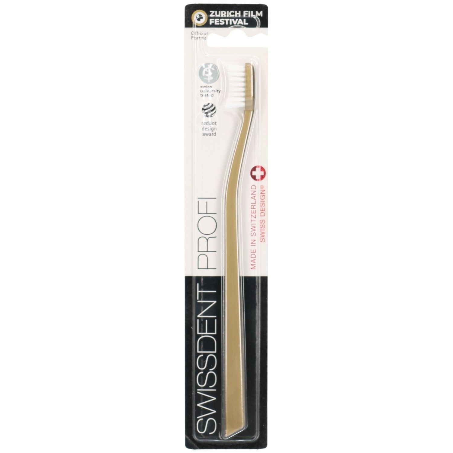 Swissdent Whitening Classic gold 1st 1 St Zahnbürste