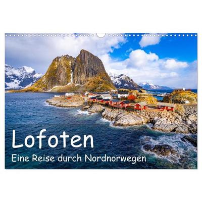 Lofoten - Eine Reise durch Nordnorwegen (Wandkalender 2026 DIN A3 quer), CALVENDO Monatskalender