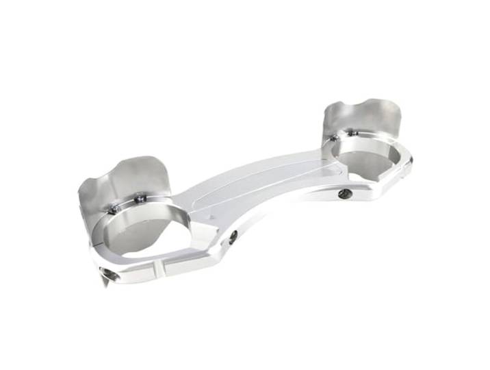 Motorrad Schwinge Fit Für Honda Goldwing GL1800 2001-2017 F6B 2013-2016 1800 AIRBAG Motorrad Gabel Klammer Halterung Stabilisator(Type 2 silver)