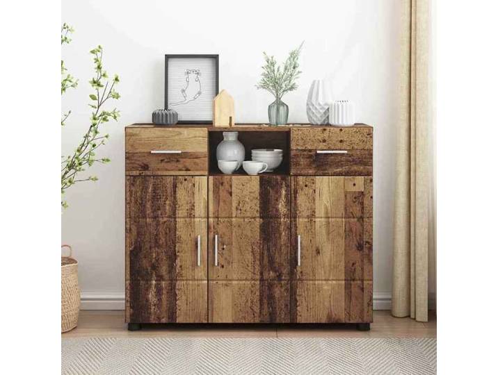 Moderne Buffet Salon Classique - Commode Chambre Elégant Buffet Bois ancien 88.5x30.5x73 cm Bois d'ingénierie @FR(679970)