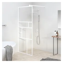 vidaXL, Duschkabine + Duschwand, Elranin (90 cm, 90 cm, 195 cm)