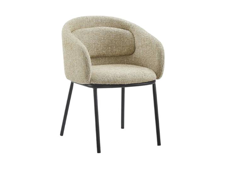 Design Stuhl „Florenzo“ mit Armlehnen Beige Invicta Interiors