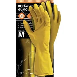 Gummihandschuhe 100% Naturkautschuk gelb