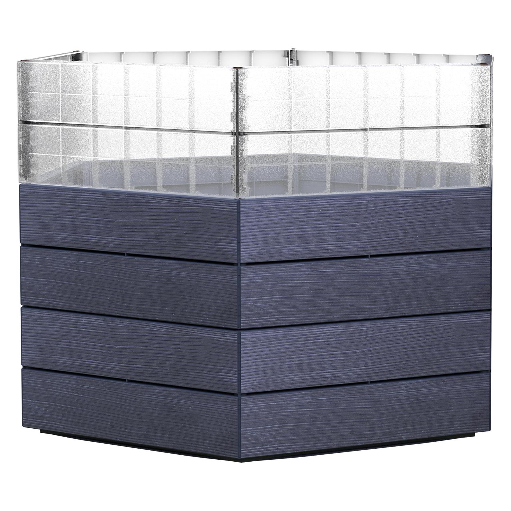 Garantia ERGO Hochbeet " Turbo L 75 " All-in-One Set - Wood u. FLORA (4023122271451)