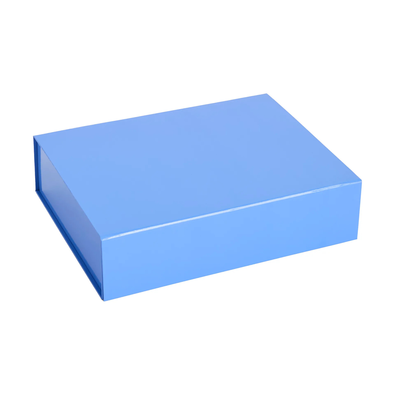 HAY Colour Storage S opbergdoos met deksel Vibrant blue B: 25,5 cm, D: 33 cm