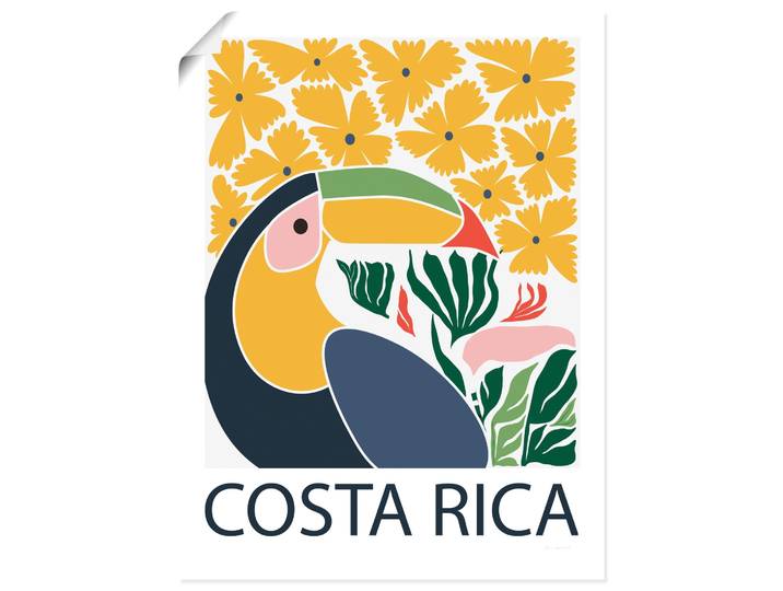 Wandbild ARTLAND Costa Rica , bunt (farbe bild(er): farbig), B:60cm H:80cm, Papier, Bilder, Wandbild, als Alubild, Leinwandbild, Poster, Wandaufkleber in verschied. Grössen