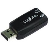 LogiLink Soundkarte mit Virtual 3D Soundeffekt USB 2.0