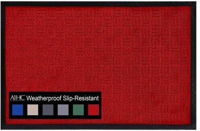 A1 Home Collections Polypropylene Rubber Door Mat All Weather Inside Outside Door Mat