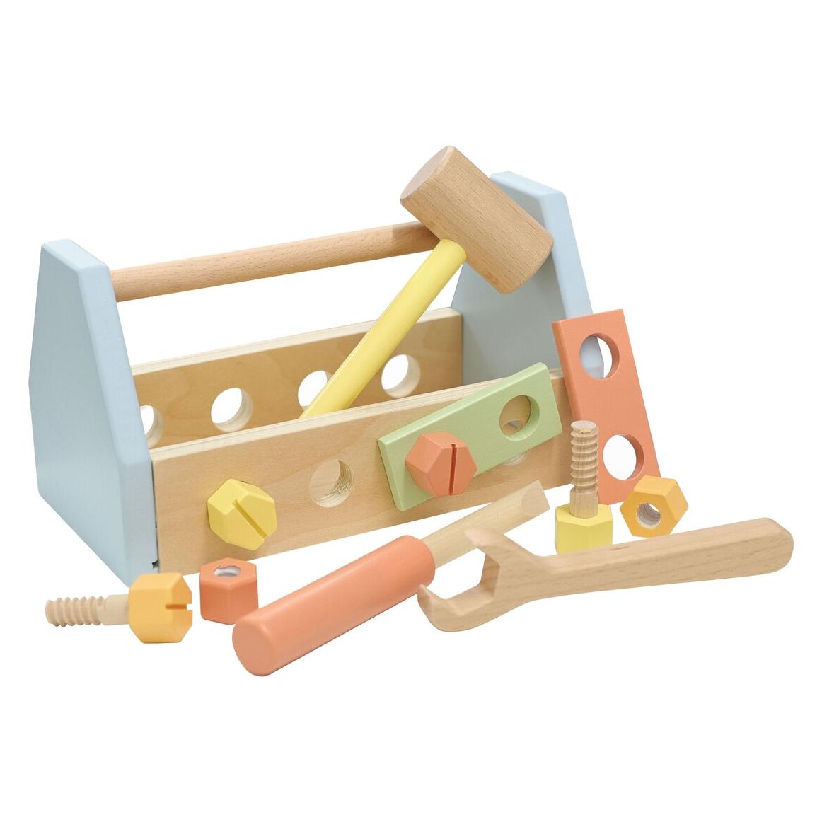 Spielmaus Holz Werkzeugkiste 11-teilig (0041607939)