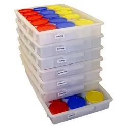 Rückstellprobensystem PRO-MAT P15 für 15 Proben/Tag, 3 versch. Farben, 7 Tage Rückstellzeit