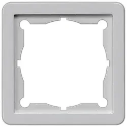 Siemens 5TG1766 DELTA profil silber Zwischenrahmen für 65x65 mm mit Zentralplatte 51x51 mm