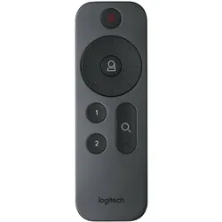 Logitech Videokonferenzsystem-Fernsteuerung (Gerätespezifische Fernbedienung, Radio Frequency (RF)), Fernbedienung, Grau