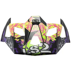 LS2 Ersatz Schirm für MX703 Fireskull violet