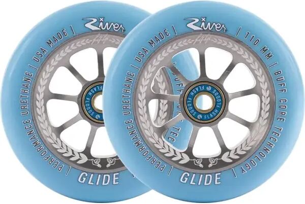 River Glide Juzzy Carter Stunt Scooter Wheels 2-Pack (110mm - Serenity)  - Black