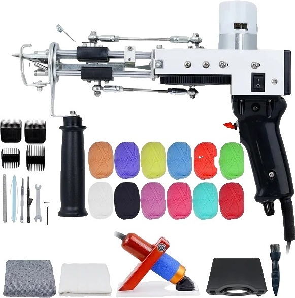 Tufting-Gewehr-Set, elektrische Tufting-Pistole, 7 - 21mm Tufting-Pistole