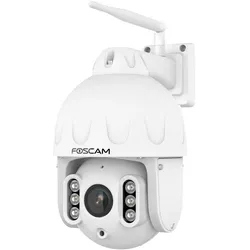 Foscam SD8P, 4K/8MP Dual-Band WiFi PTZ buiten beveiligingscamera ca-module (3840 x 2160 Pixels), Netzwerkkamera, Weiss